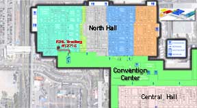 Sema Show Booth map
